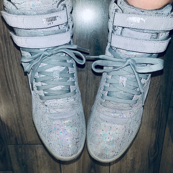 puma hidden wedge sneakers